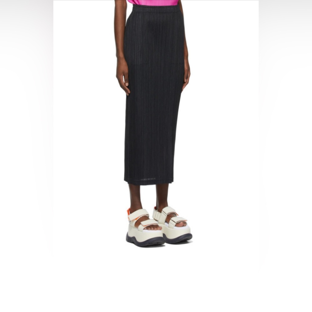 Pleats Please Issey Miyake Black Thicker Bottoms II Skirt